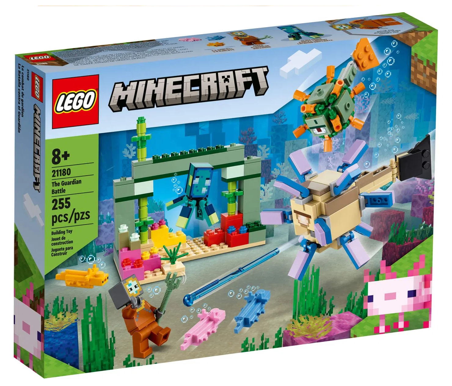 Minecraft Lego Kit Com 16 Bonecos Da Serie