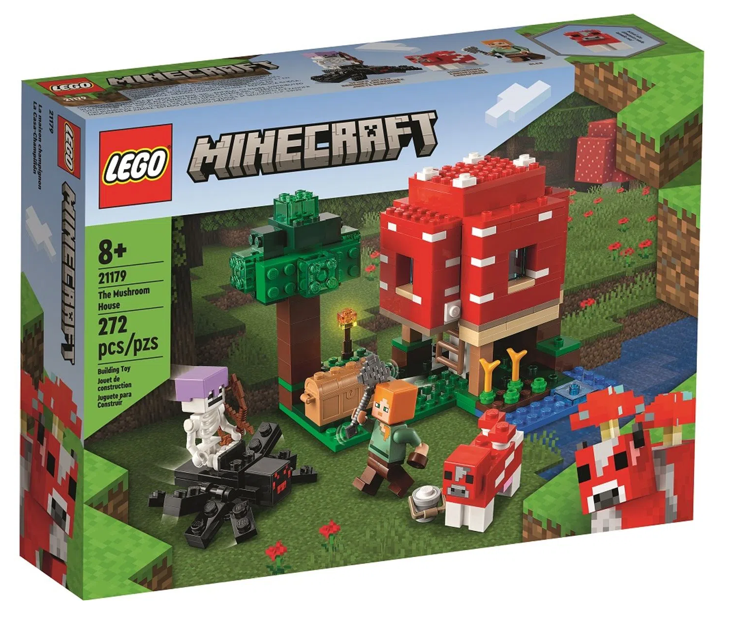 A Casa Cogumelo Lego Minecraft - Fátima Criança