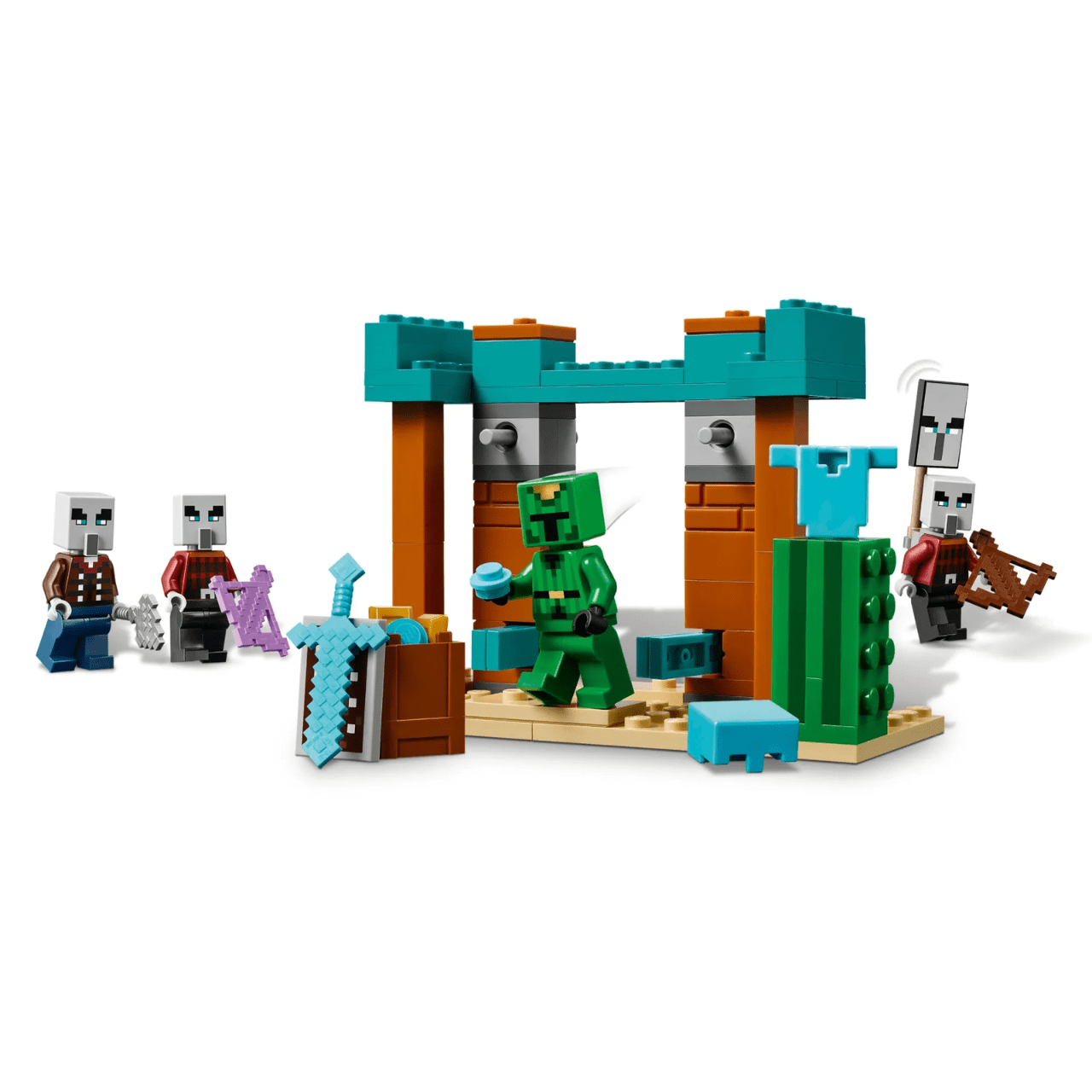 A Patrulha do Deserto de Illager Lego Minecraft A Patrulha do Deserto de Illager Lego Minecraft