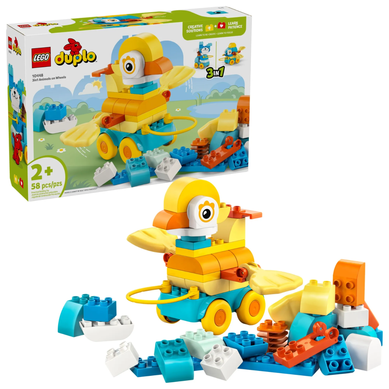 Animais 3 em 1 Sobre Rodas Lego Duplo Animais 3 em 1 Sobre Rodas Lego Duplo