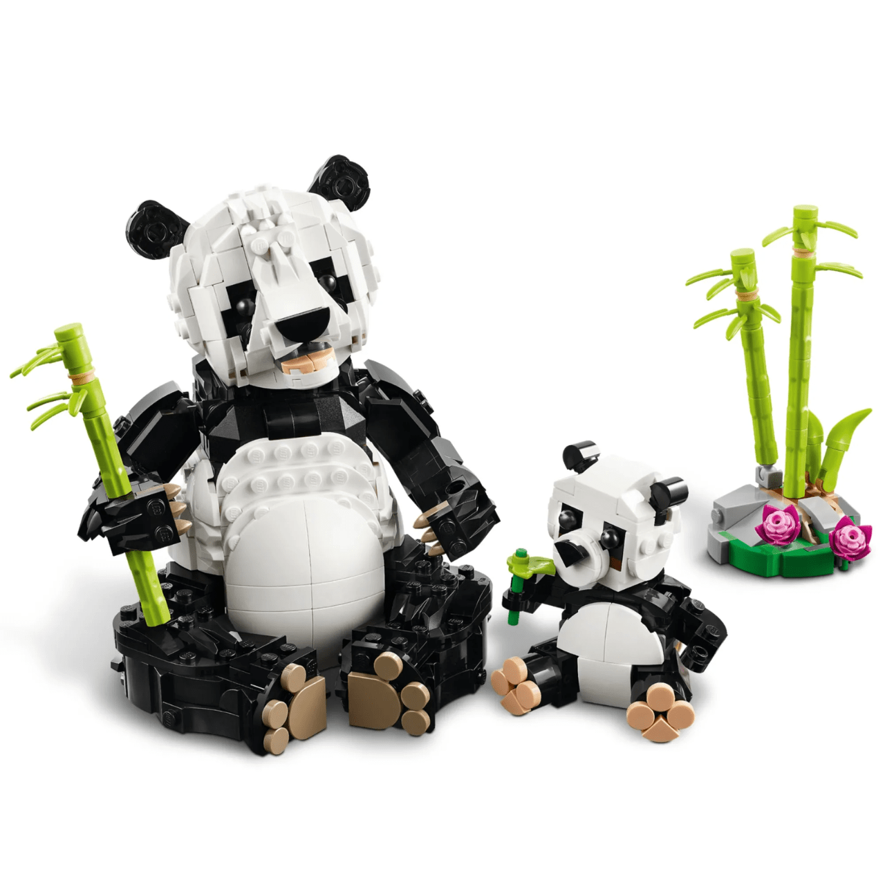 Animais Selvagens Família de Pandas Lego Creator 3 em 1 Animais Selvagens Família de Pandas Lego Creator 3 em 1