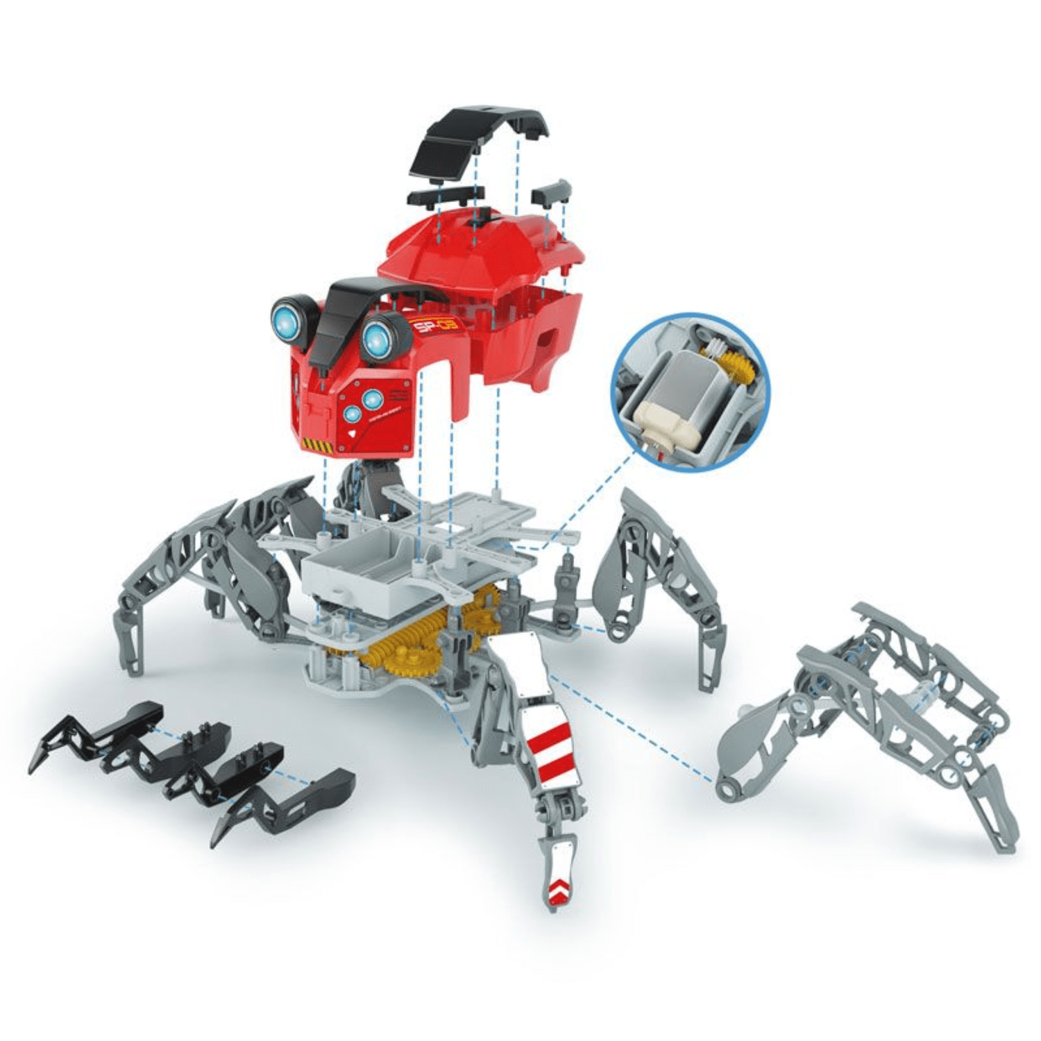 Aranha Robótica Xtrem Bots Spider Bot Fun Aranha Robótica Xtrem Bots Spider Bot Fun