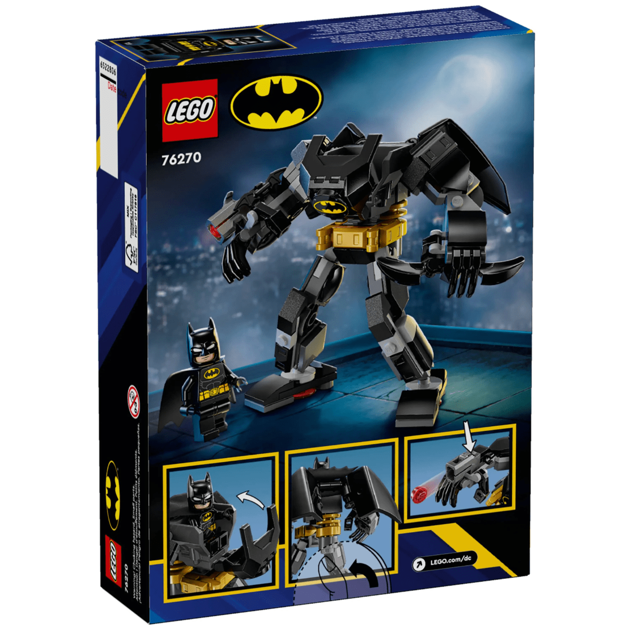 Armadura de Robo do Batman Lego Batman Fatima Crianca