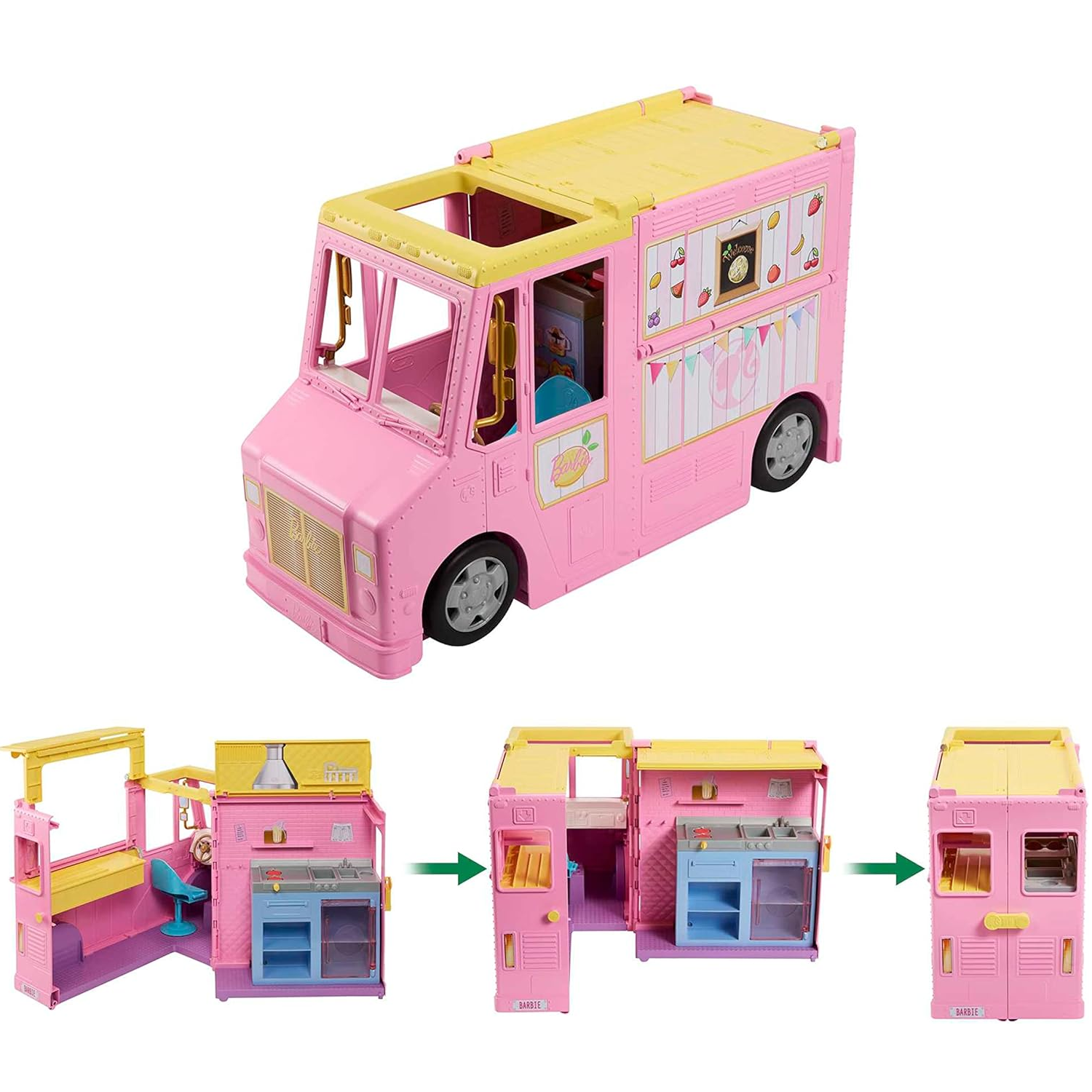 Barbie Profissões Veículo Caminhão de Limonada Mattel