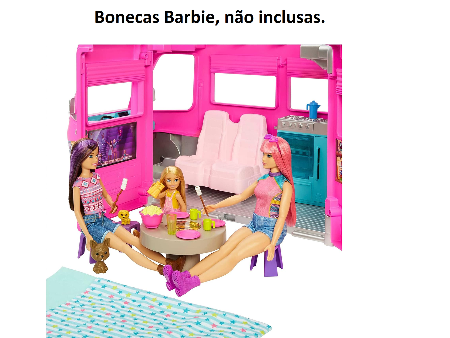 Brinquedo Barbie Trailer dos Sonhos - Brinquedo Barbie Trailer dos