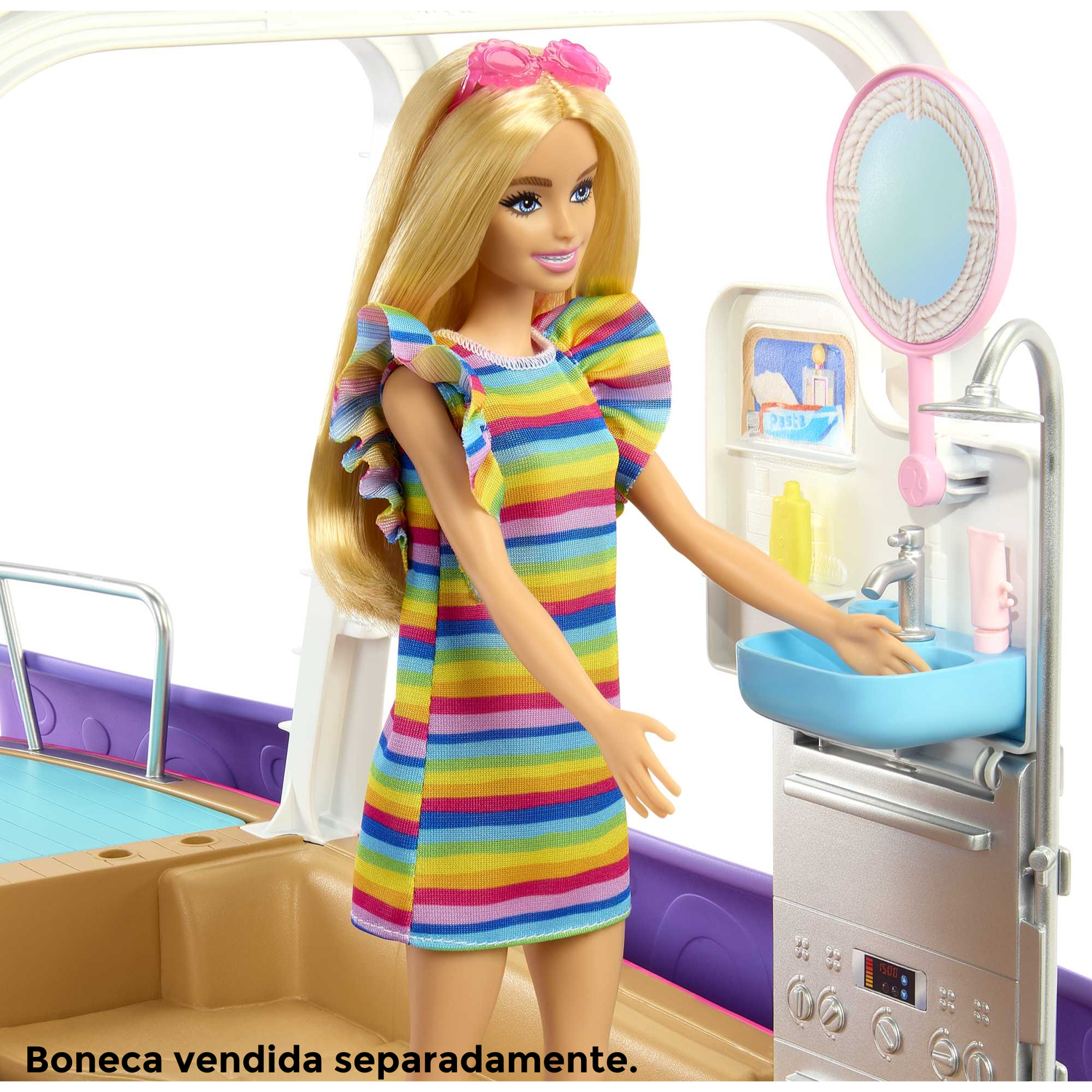 Carro Conversível com Boneca Barbie Mattel - Fátima Criança