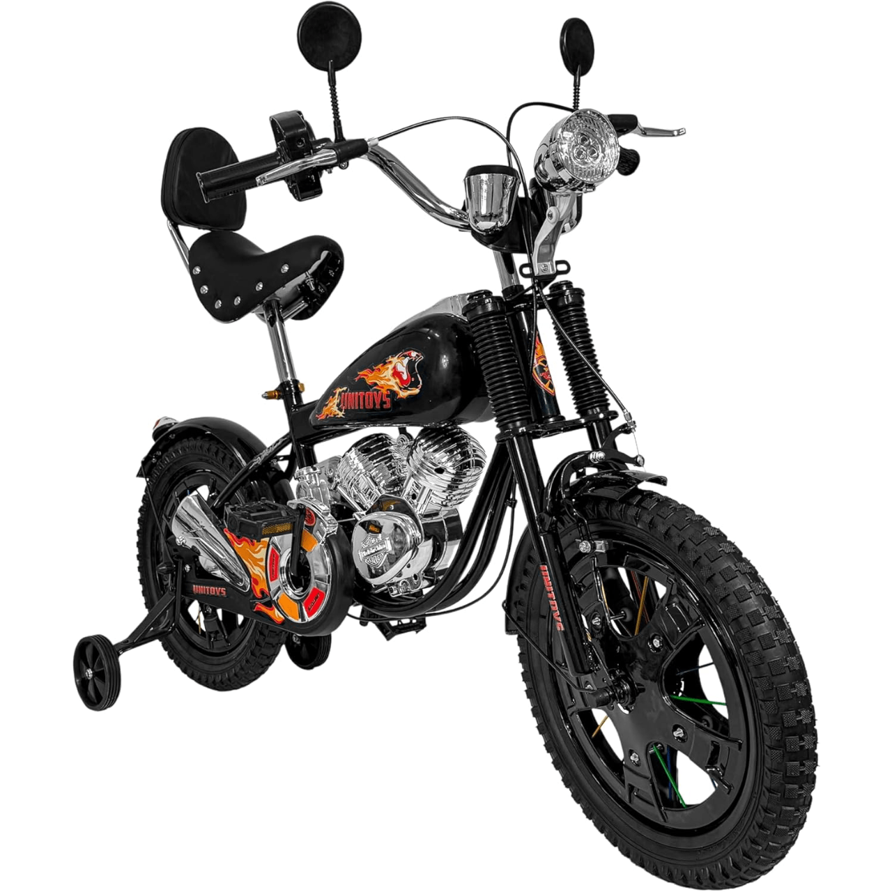 Bicicleta Aro 16 Chopper Fire Unitoys Bicicleta Aro 16 Chopper Fire Unitoys