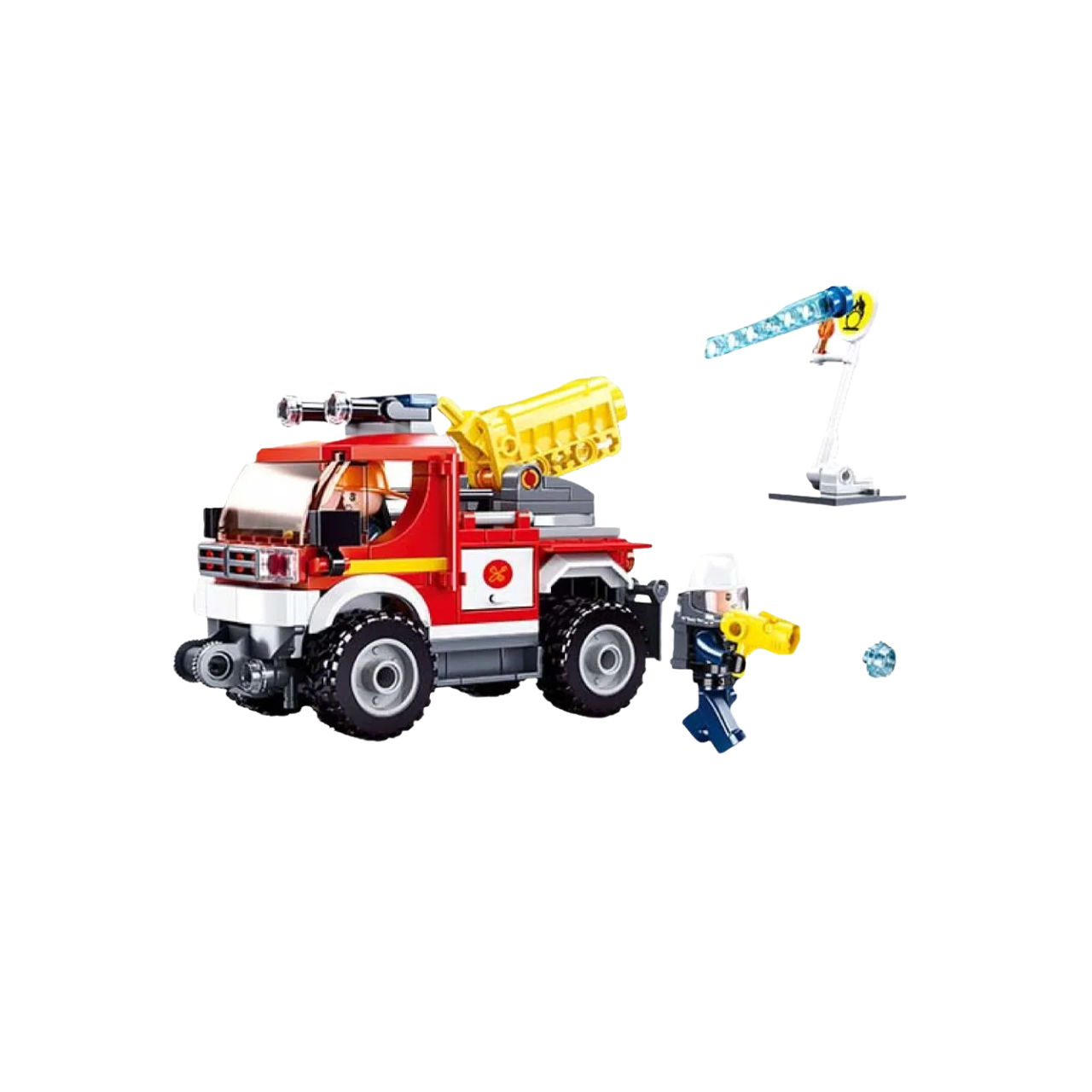 Blocos de Montar Caminhão de Bombeiro Cubic Multikids Blocos de Montar Caminhão de Bombeiro Cubic Multikids