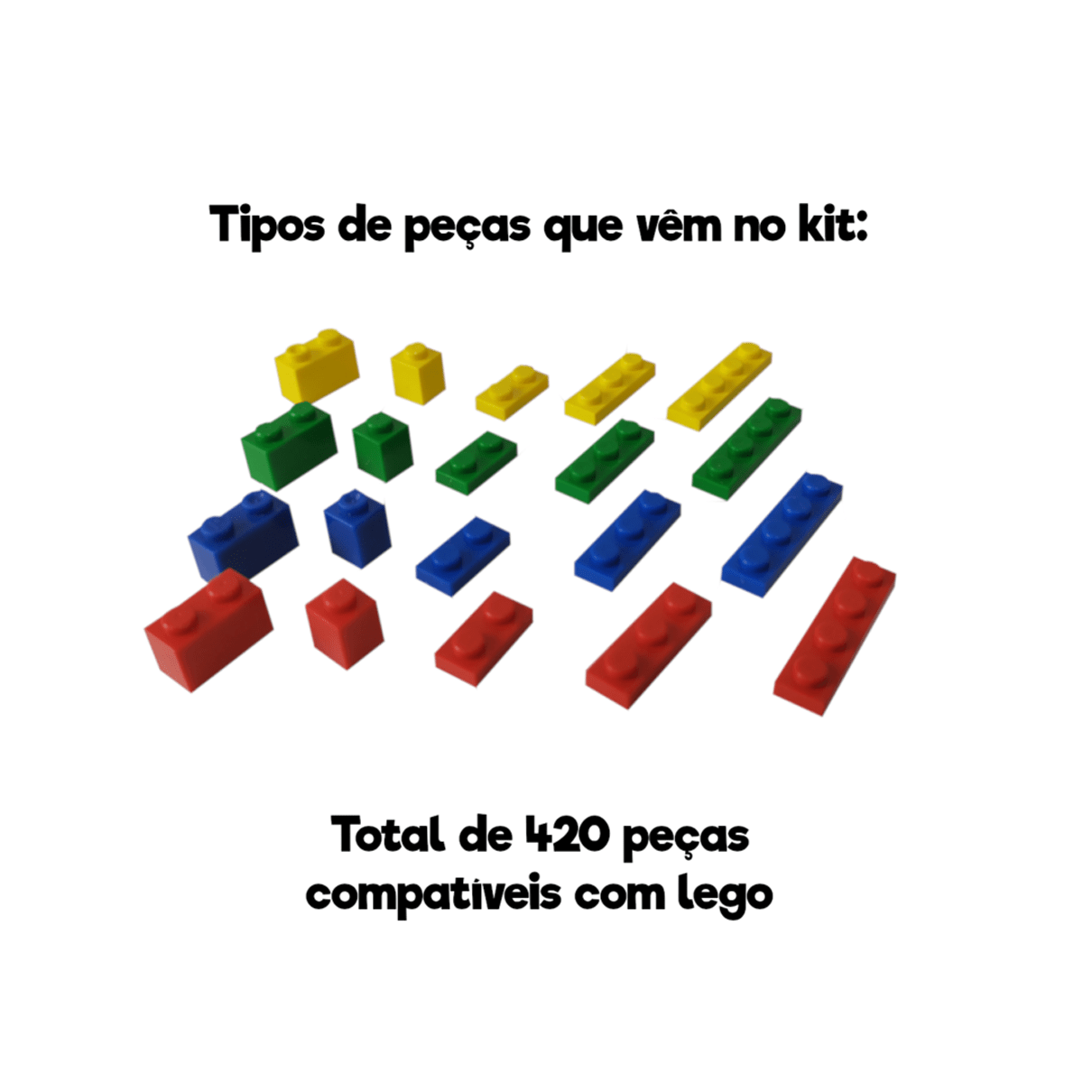 Jogo Lego Infantil Meu Alfabeto de Montar Projeteiros 4 Anos