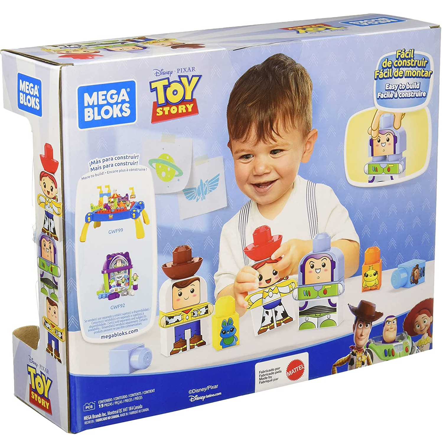 Blocos de Montar Toy Story Mega Bloks Mattel - Fátima Criança