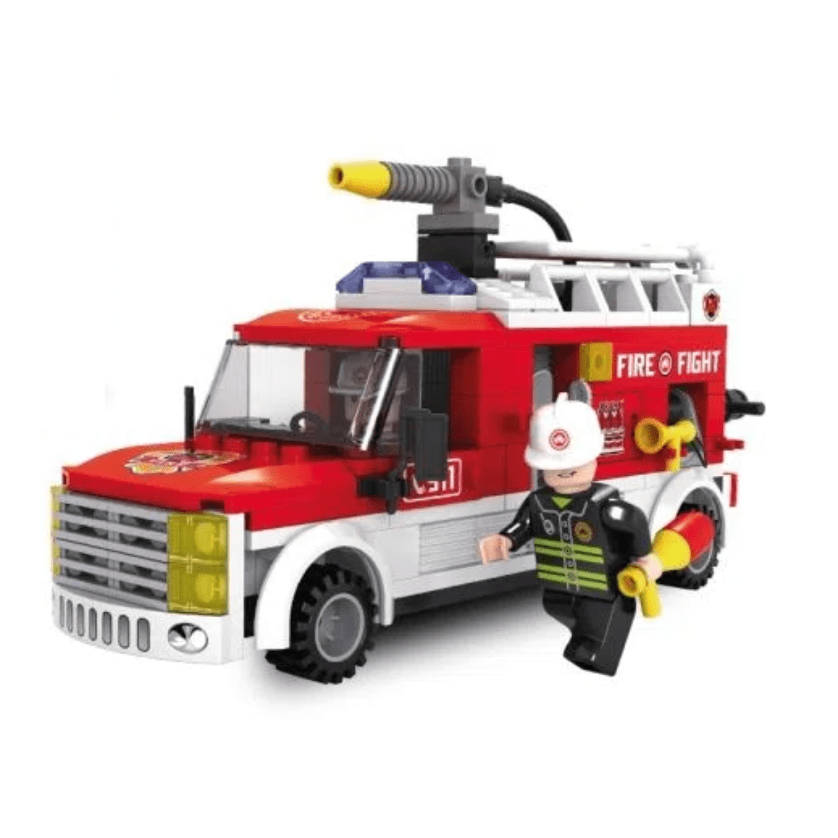 Blocos para Montar Caminhão Bombeiros Xalingo Blocos para Montar Caminhão Bombeiros Xalingo