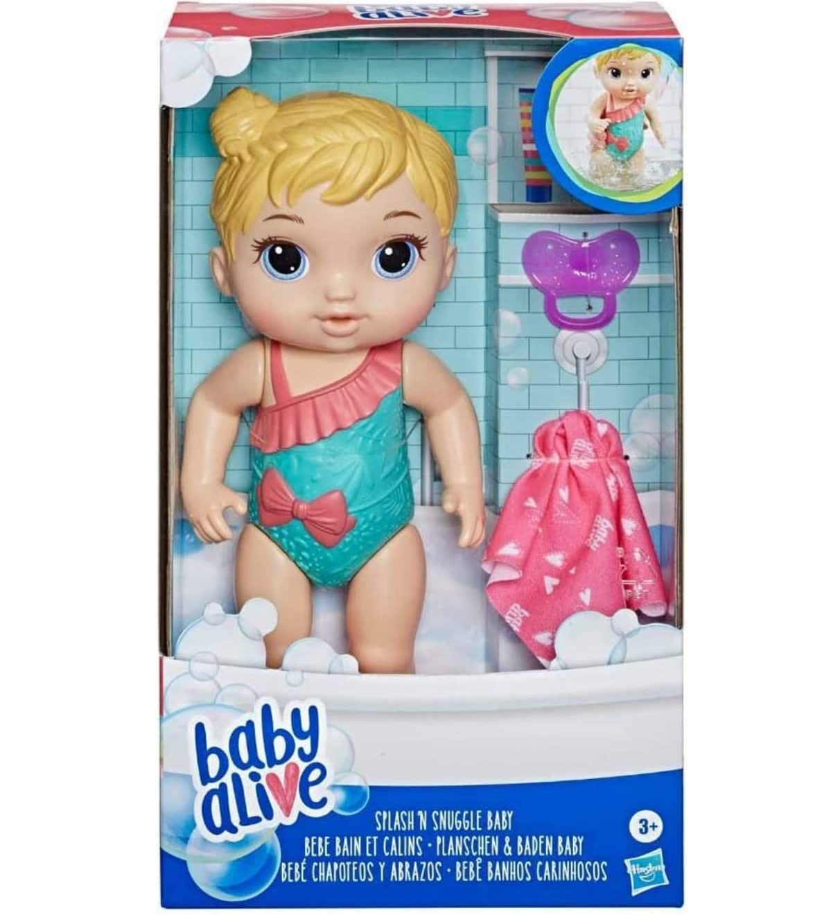 Boneca Bebê com Acessórios - Baby Alive - Hora do Suco - Vestido