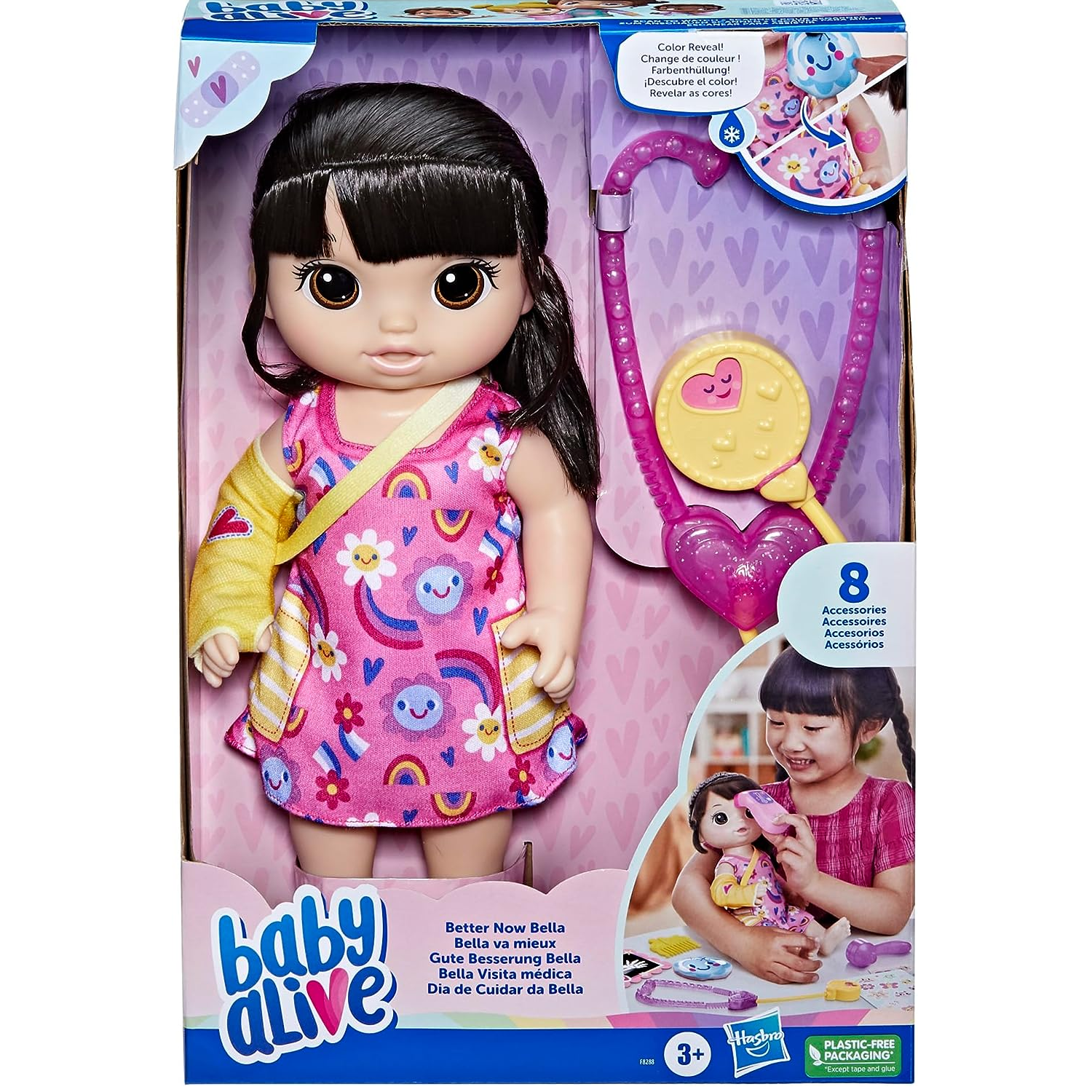 kit 4 Roupinhas para boneca baby alive Vestido para boneca - Rose