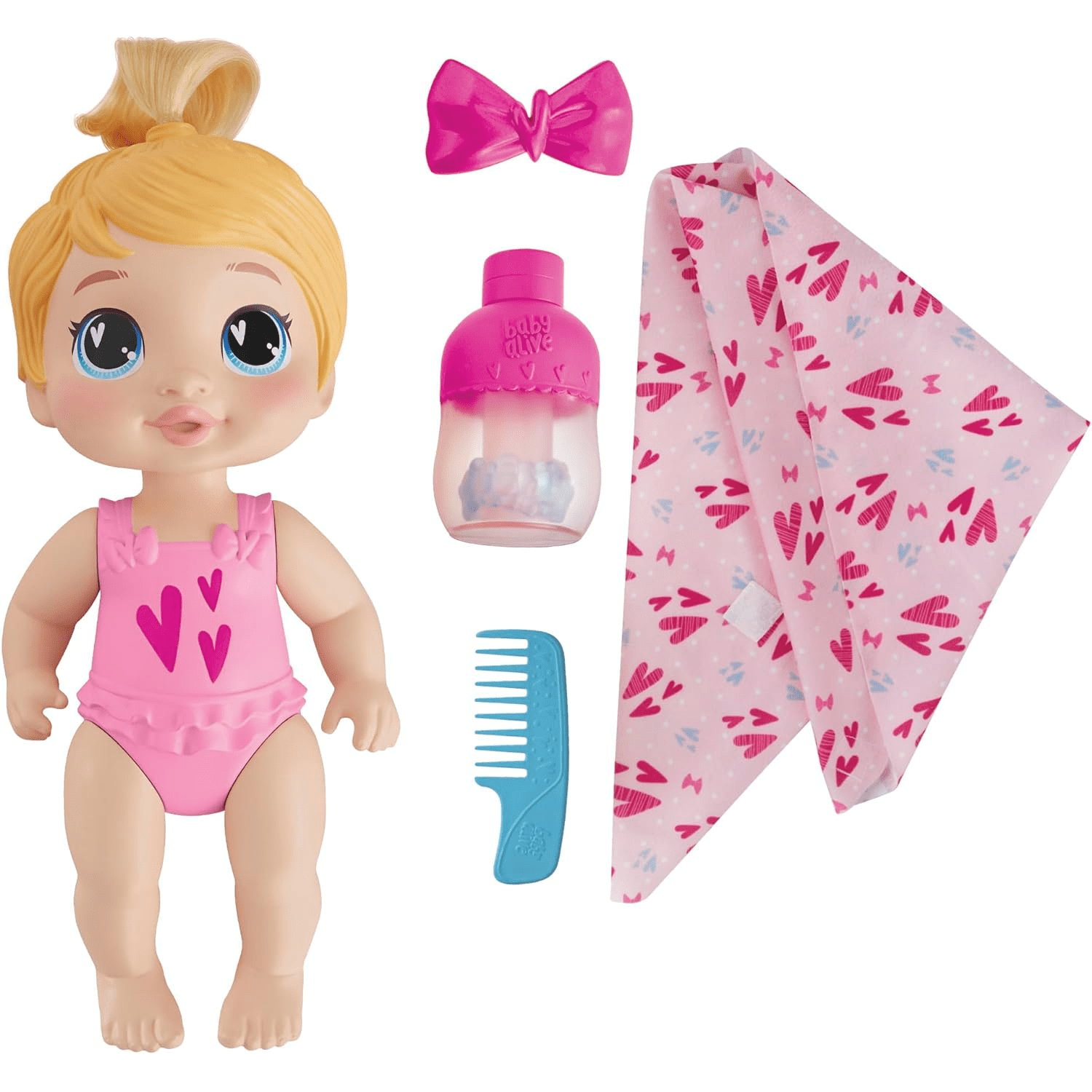 Boneca Baby Alive Harper Hugs Bebê Shampoo Loira Hasbro - Fátima Criança