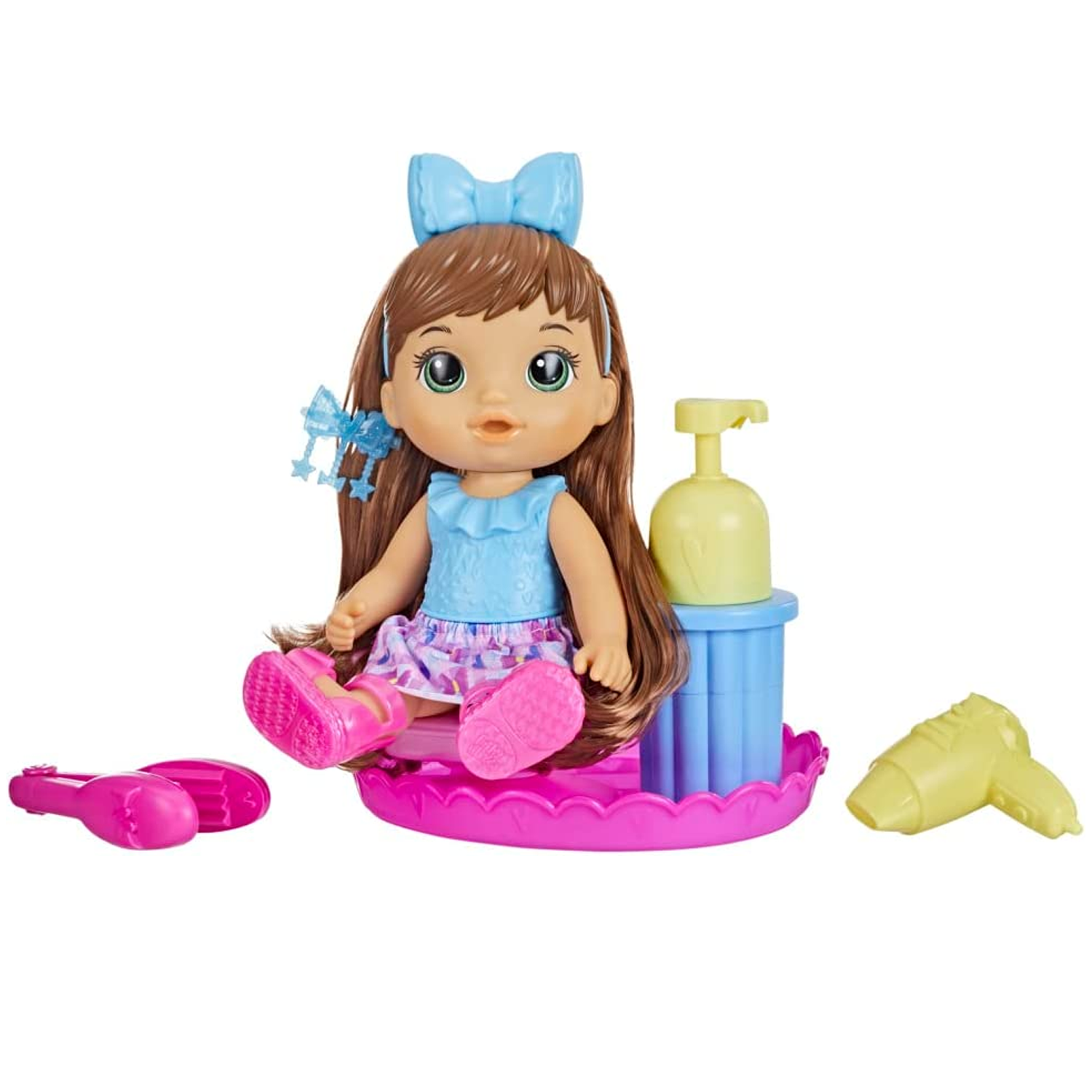 Boneca Baby Alive Sudsy Styling Loira Salão de Beleza de Espuma Hasbro -  Fátima Criança