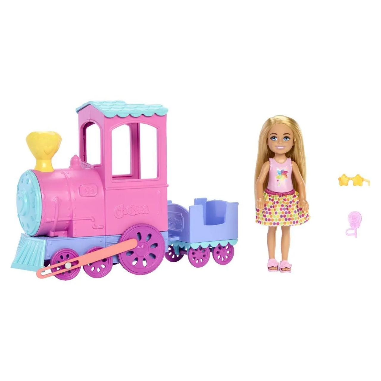 Boneca Barbie Chelsea com Trem de Carnaval Mattel Boneca Barbie Chelsea com Trem de Carnaval Mattel