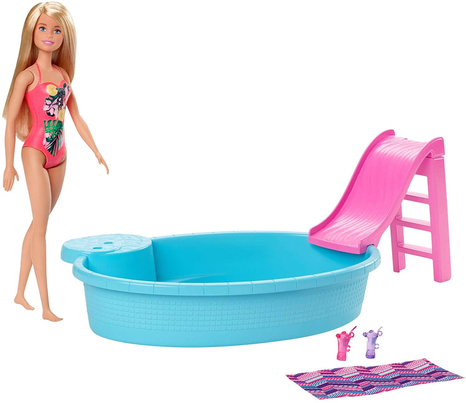 Boneca Barbie com Piscina Chique Mattel - Fátima Criança