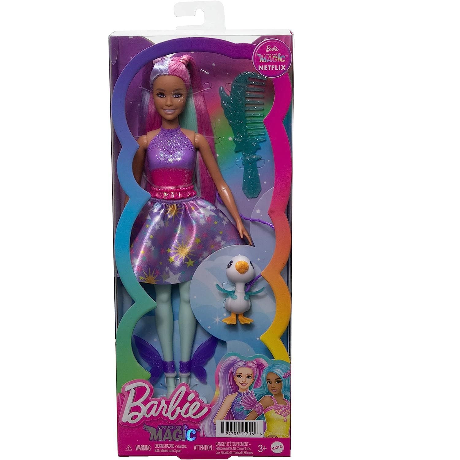 Boneca Barbie A Princesa e a Pop Star - Princesas e Fadas - Mattel