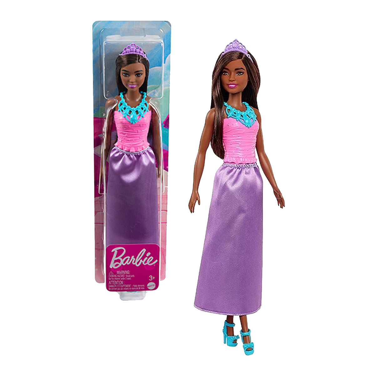 Vestido Infantil Verão em super cetim Barbie Tam 6 a 12 - Infanti