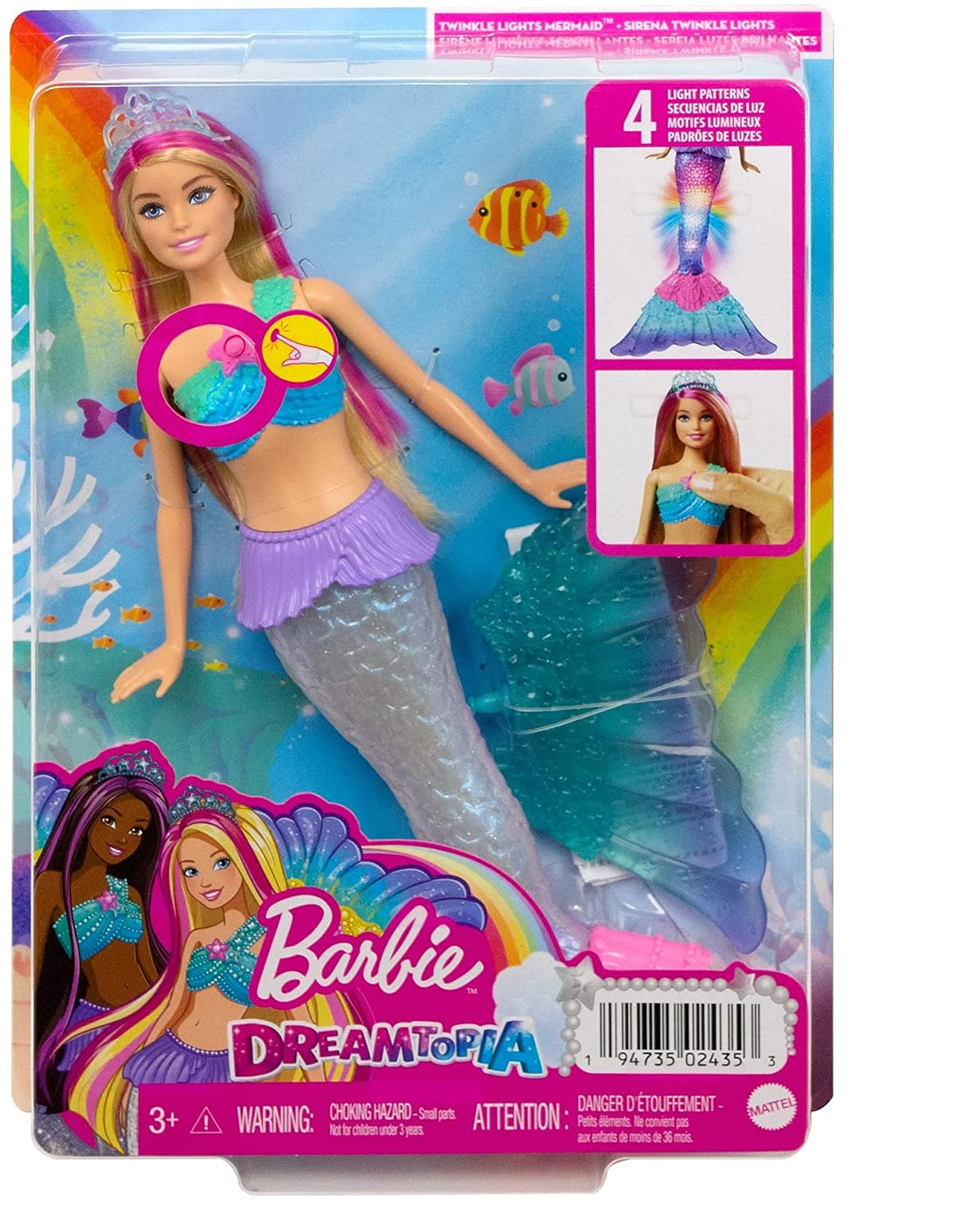 Vestido Barbie Sereia