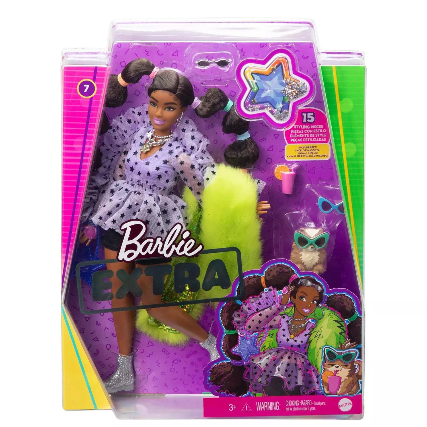 Barbie EXTRA Cabelo Rosa : : Brinquedos e Jogos