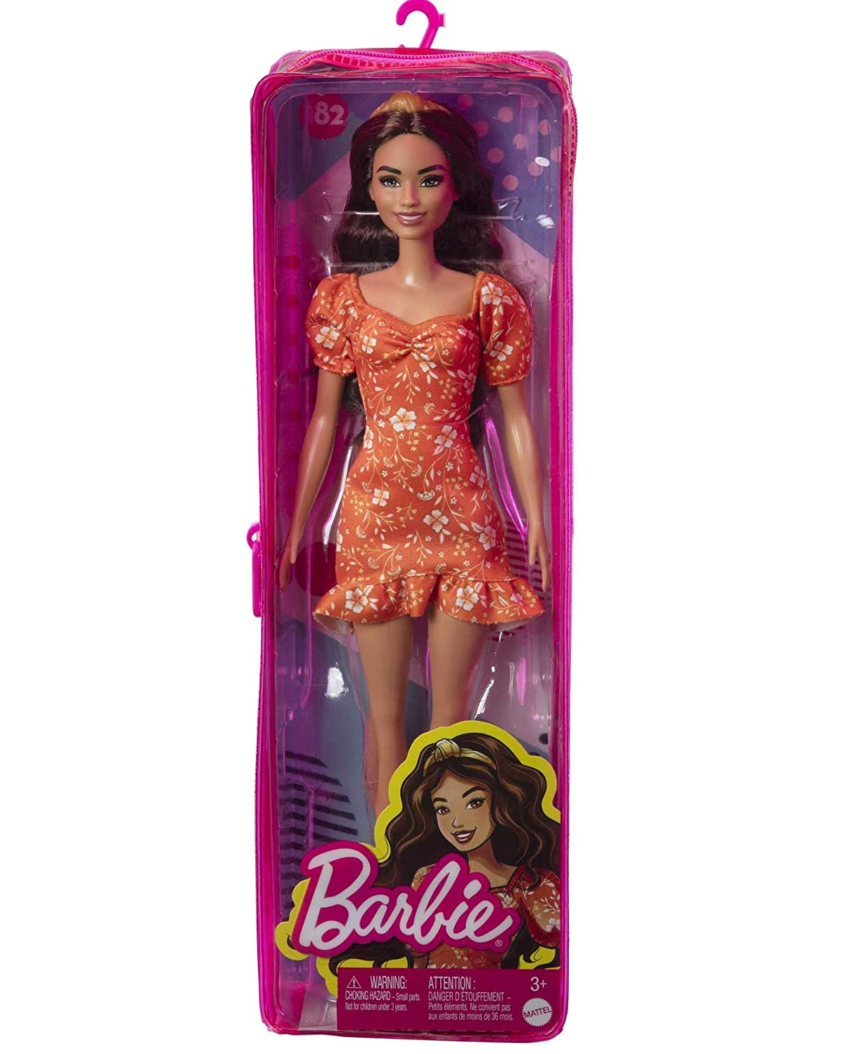Boneca Barbie Fashionista Morena #182 Mattel - Fátima Criança