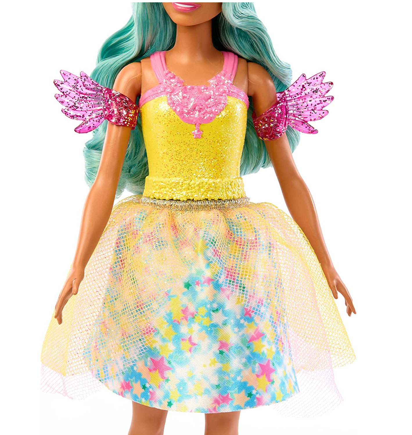 Boneca Barbie Roupa Amarela Conto de Fadas Um Toque de Mágica Mattel -  Fátima Criança
