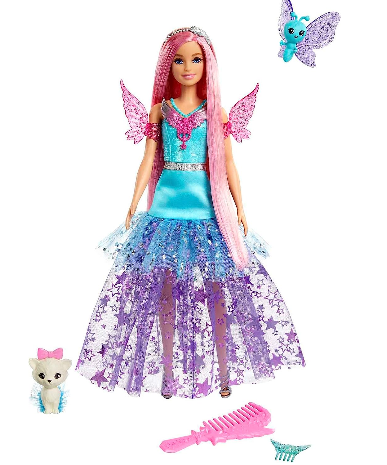 Original barbie dreamtopia crayola sereia barbie boneca brinquedos