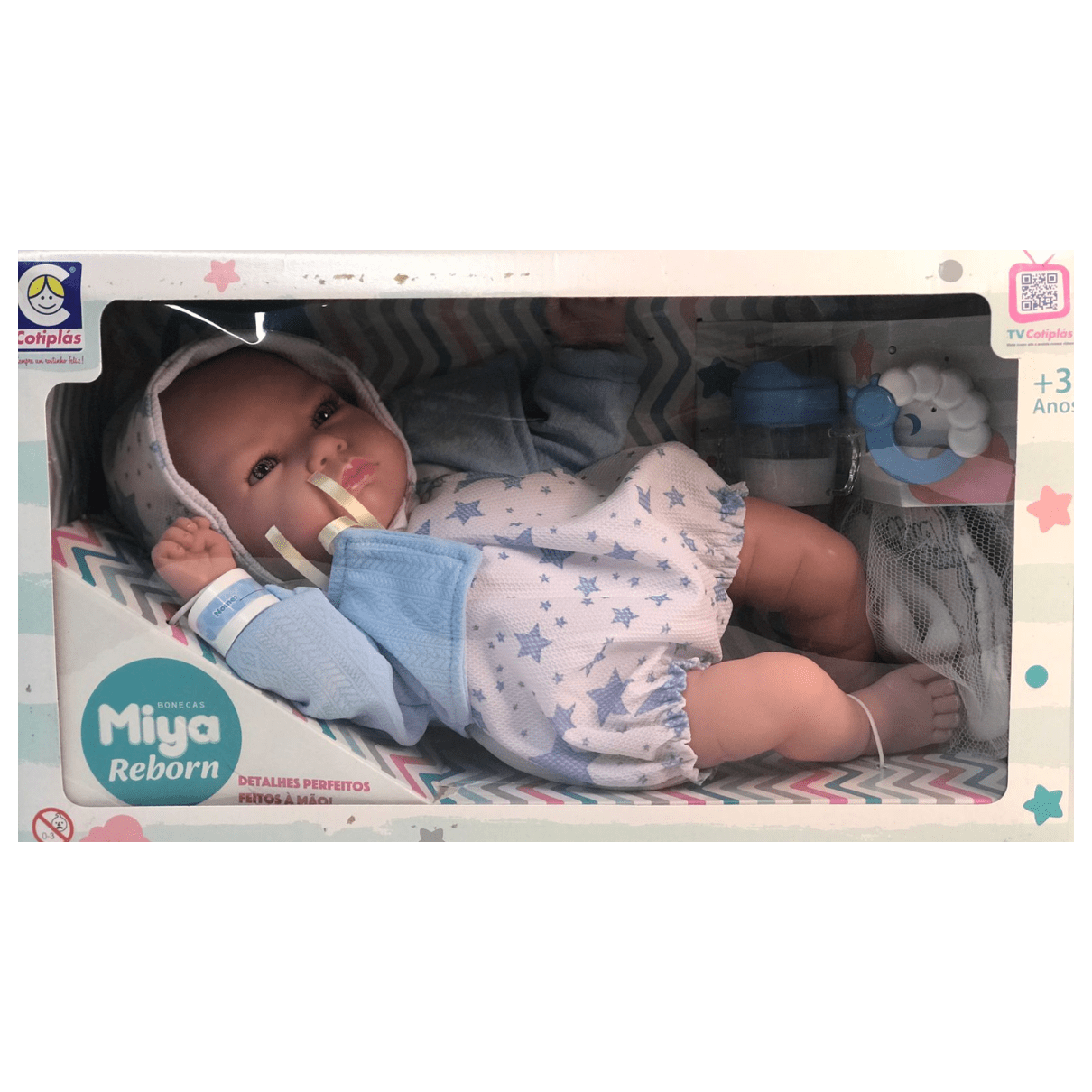Boneca Bebê - Ninos Reborn - Cotiplás - Lista Kids Todo Cartoes