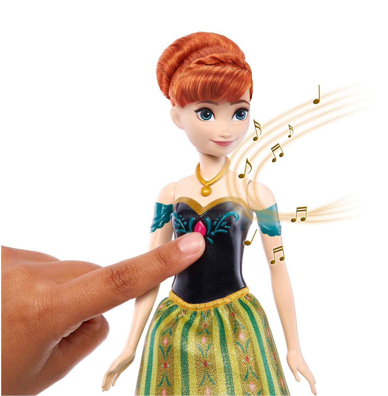 Boneca Anna Disney Frozen Brilhantes - Mattel - A sua Loja de Brinquedos, 10% Off no Boleto ou PIX