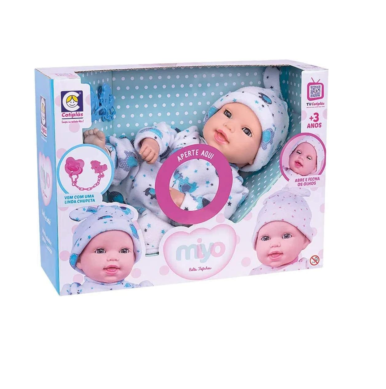 2 Baby Kit Ninos Cotiplás Boneca Tipo Reborn Frete Grátis