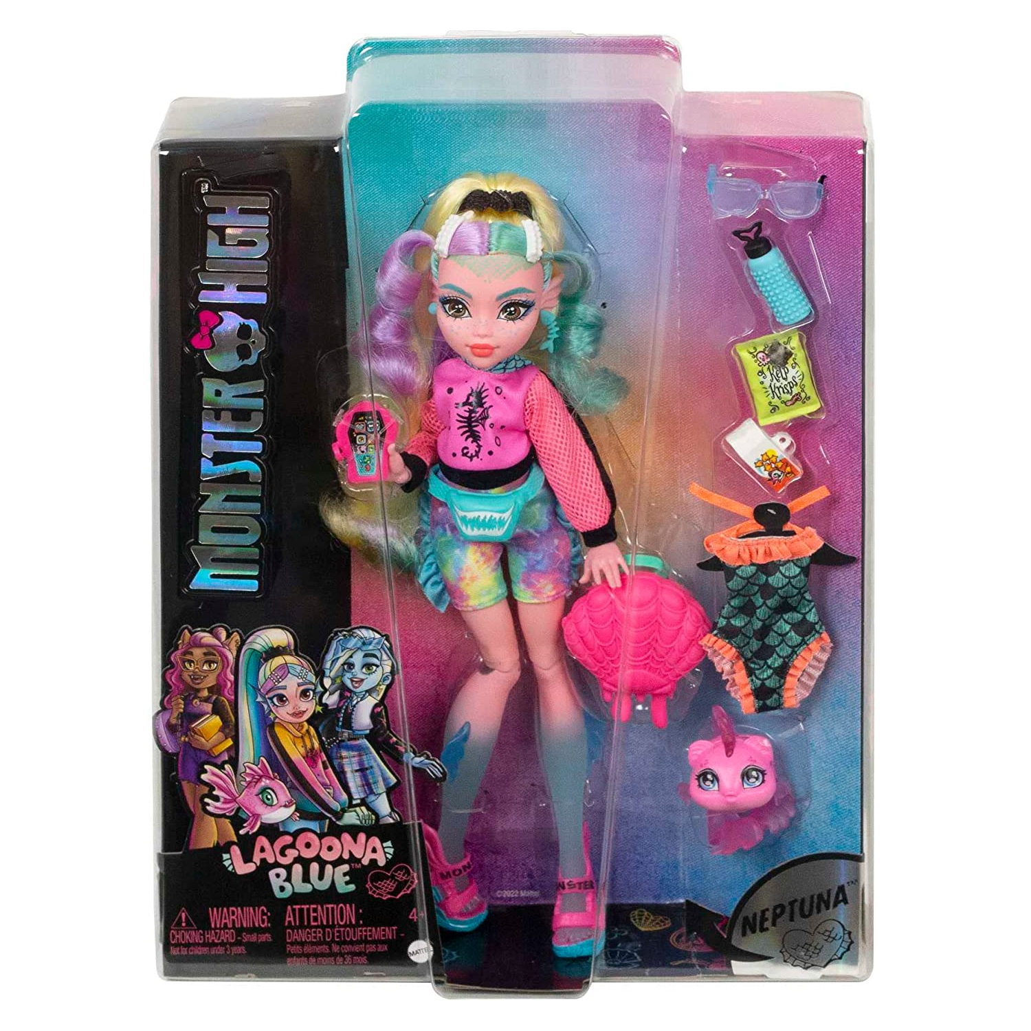 Monster High Lagoona Blue Boneca (Dance Class) Brinquedo Antiga Rara  Colecionável