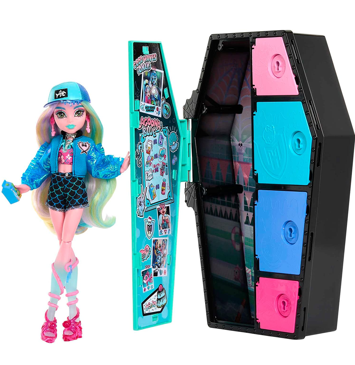 🏷️【Tudo Sobre】→ Boneca Monster High Monstros Câmera Ação Lagoona Blue -  Mattel