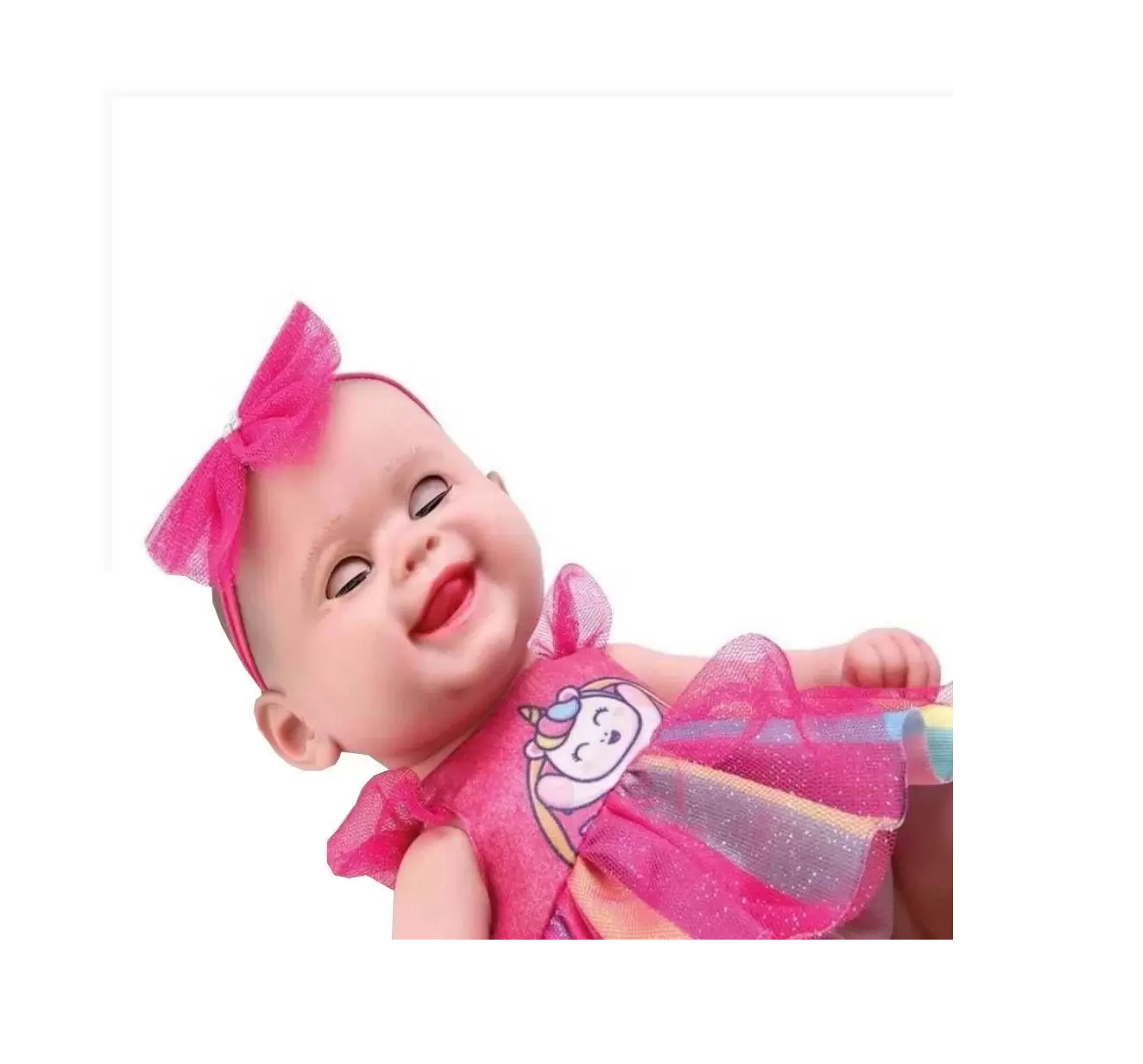 Boneca Colecionável - Baby Ninos Reborn - Com Chupeta - Unicórnio -  Cotiplás em Promoção na Americanas