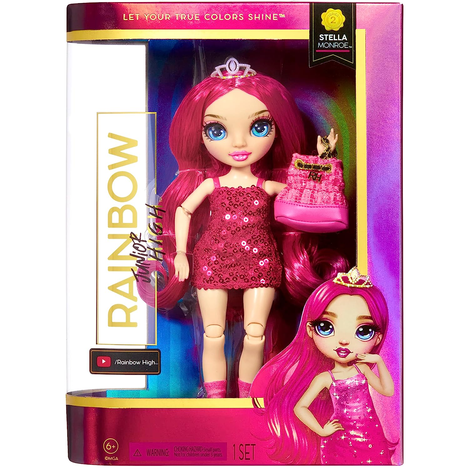 Carrinho de Boneca Para Bebê Reborn Shine Princess - Super Premium