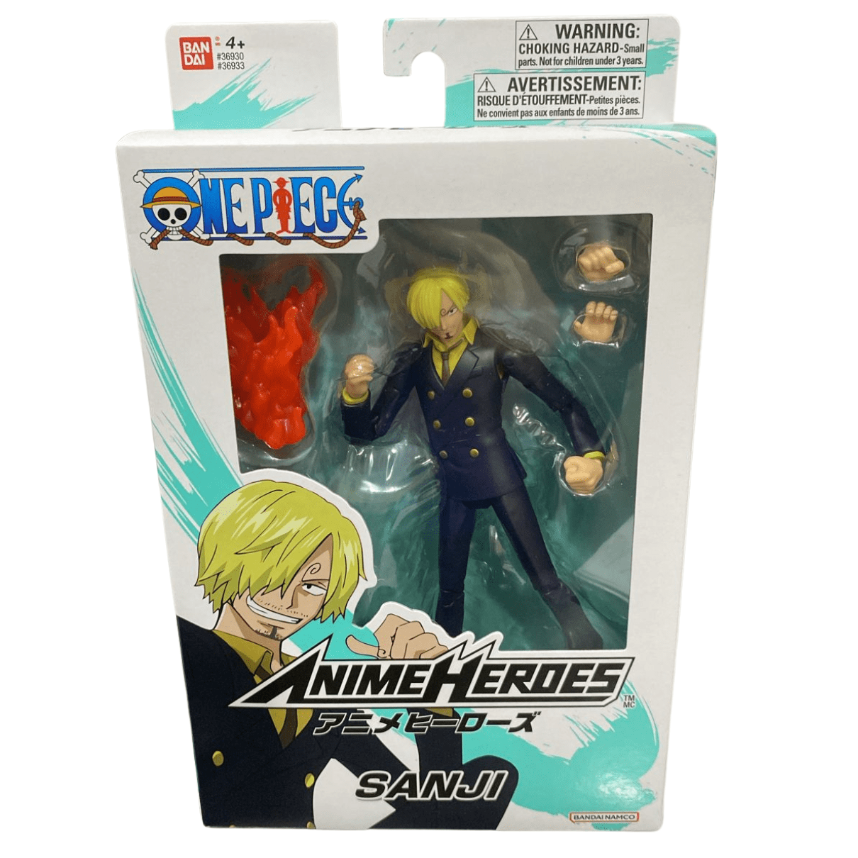 Boneco Anime Heroes Sanji One Piece Sunny - Fátima Criança