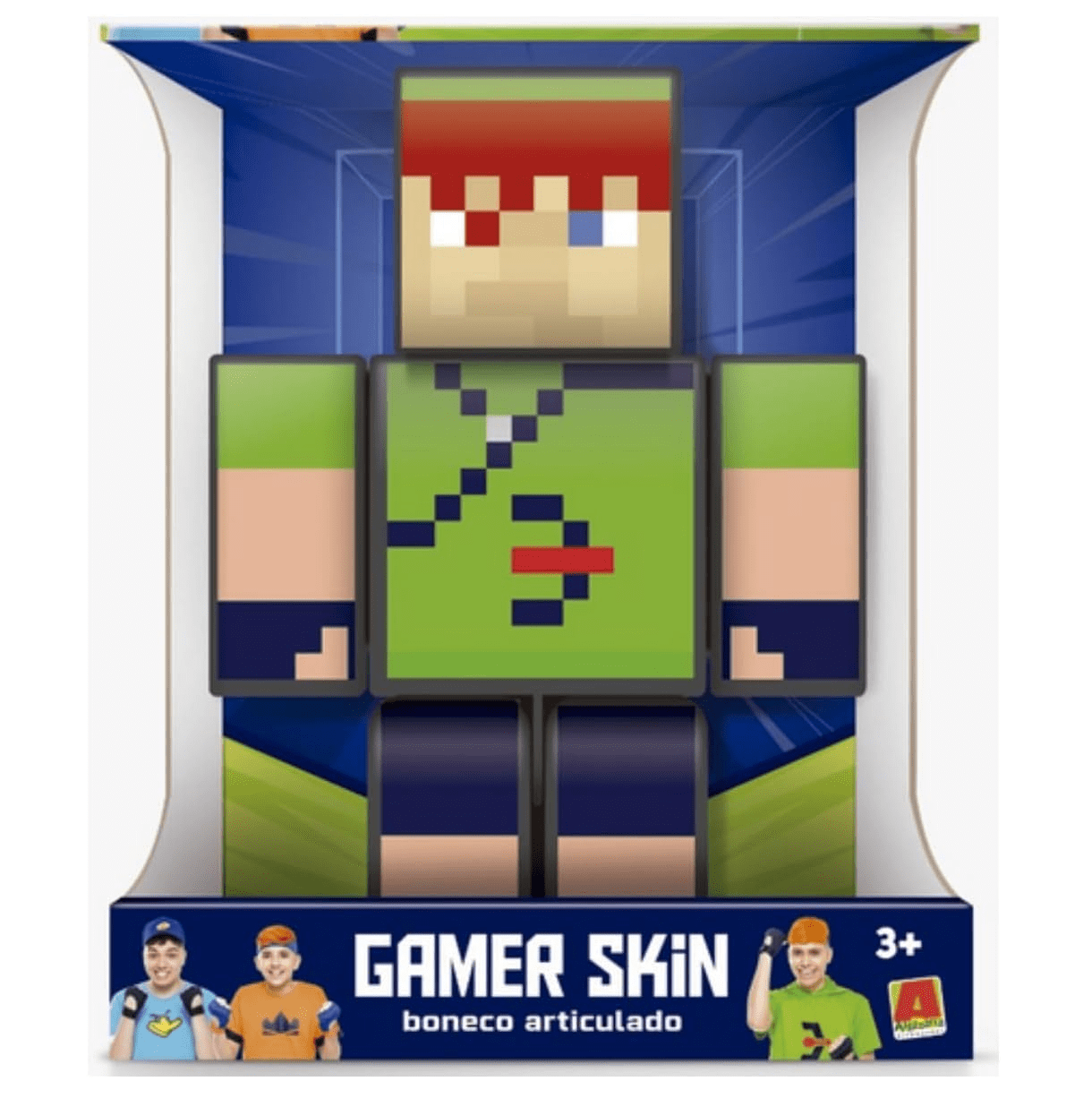 Boneco Família Arqueira Robin Hood Gamer Skin 25 cm Algazarra - Fátima  Criança