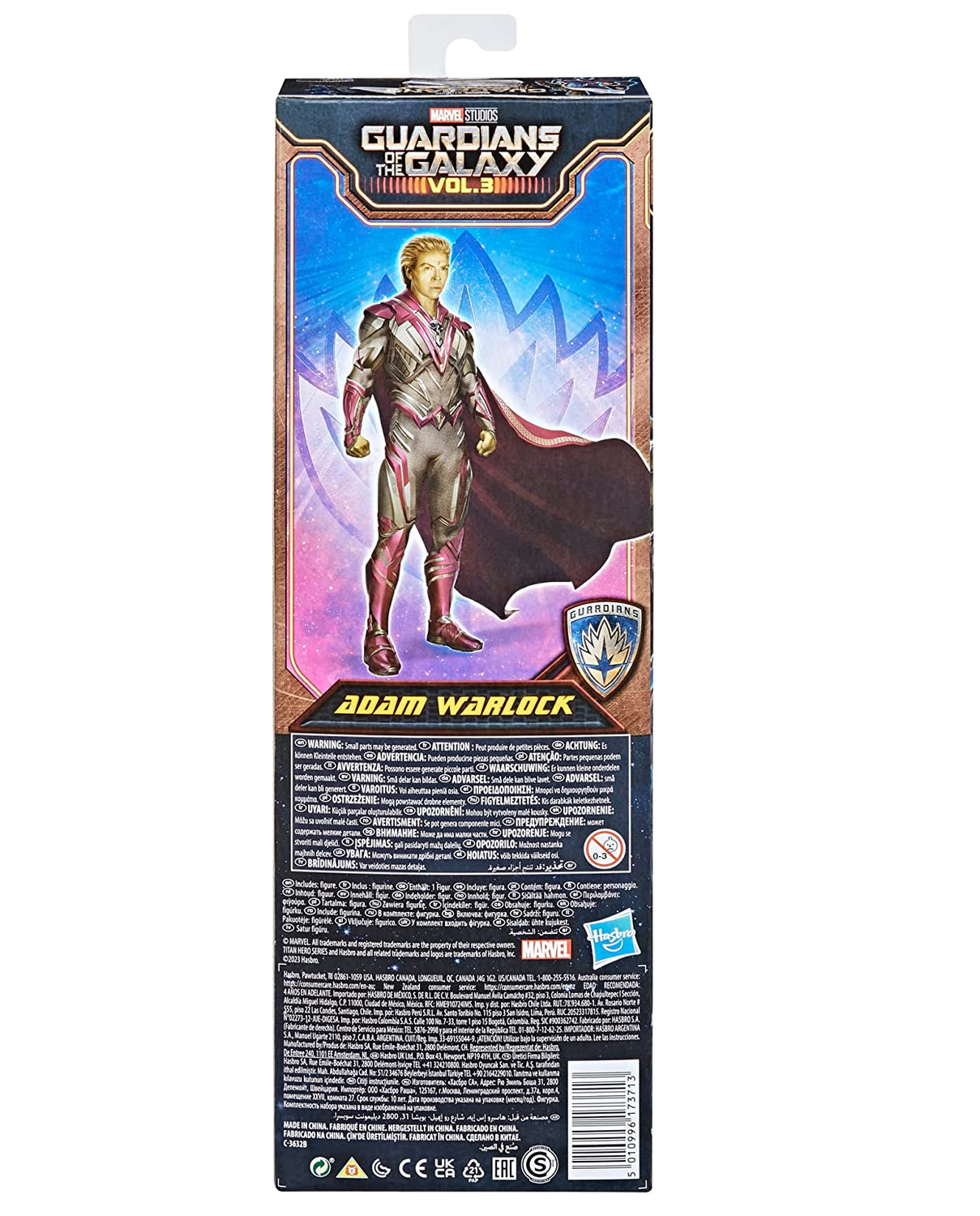 Bonecos Guardiões Da Galaxia 3 Star Lord Adam Warlock 30cm