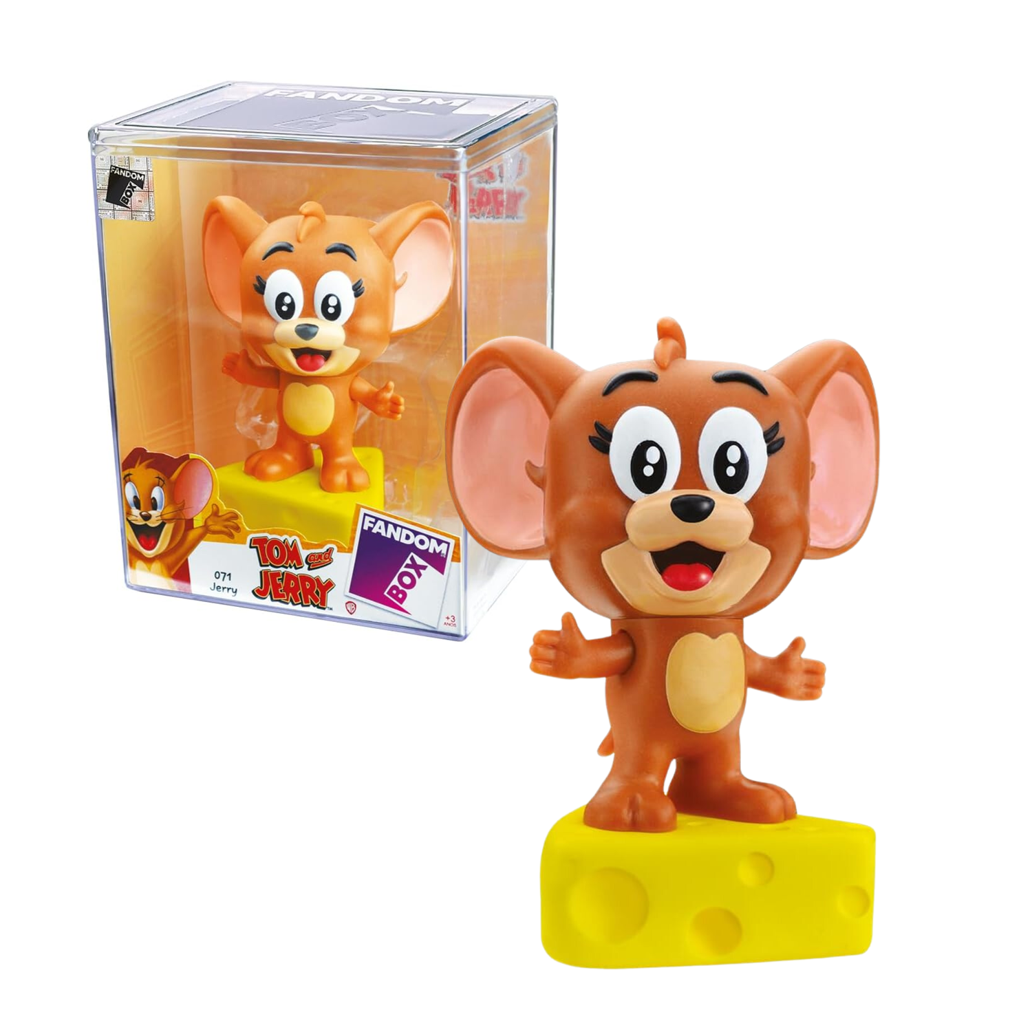 Boneco Jerry 071 Tom e Jerry Fandom Box Lider - Fátima Criança