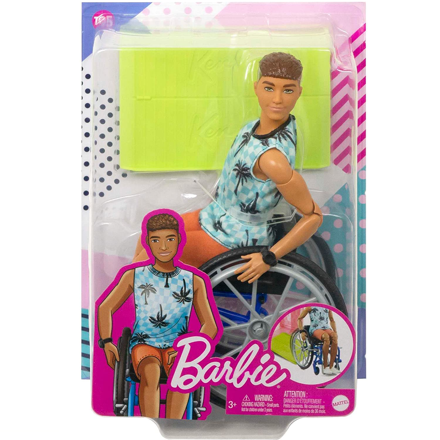 Boneco Ken Praia Loiro Barbie Moda Fashion Verão Novo Mattel