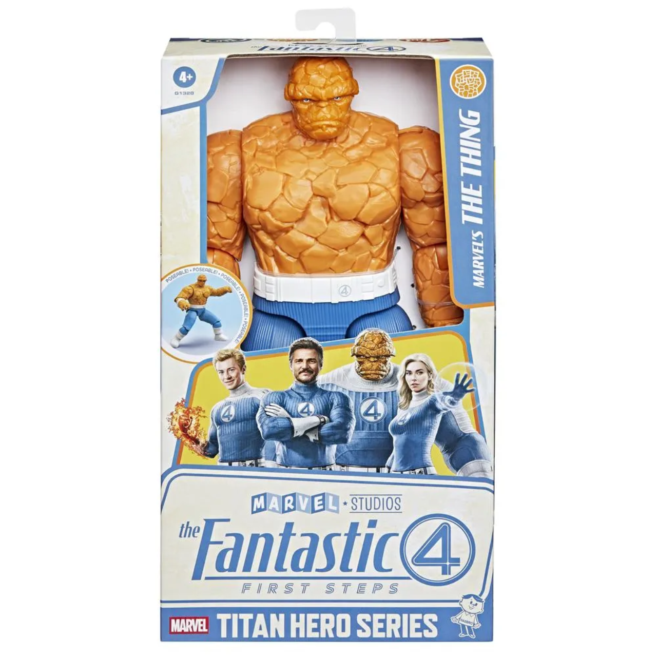 Boneco O Coisa Quarteto Fantástico Marvel Titan Hero Series Hasbro Boneco O Coisa Quarteto Fantástico Marvel Titan Hero Series Hasbro