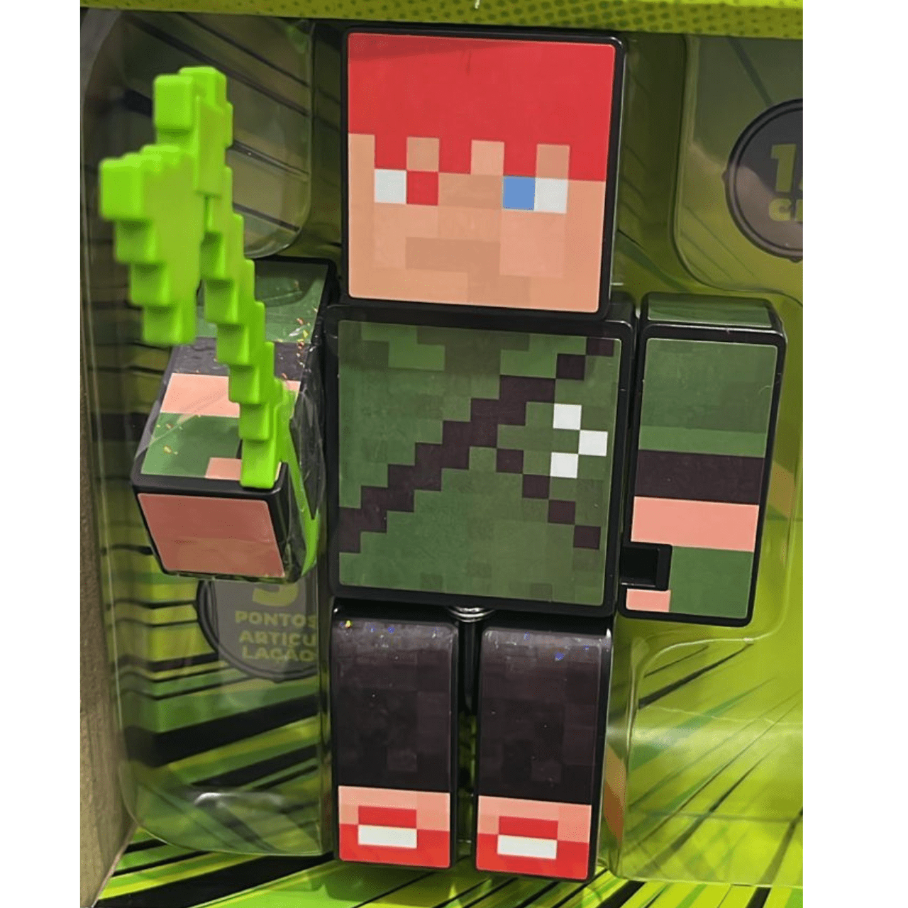 Boneco Robin Hood com Acessórios Família Arqueira Gamer Skin 15 cm Algazarra Boneco Robin Hood com Acessórios Família Arqueira Gamer Skin 15 cm Algazarra