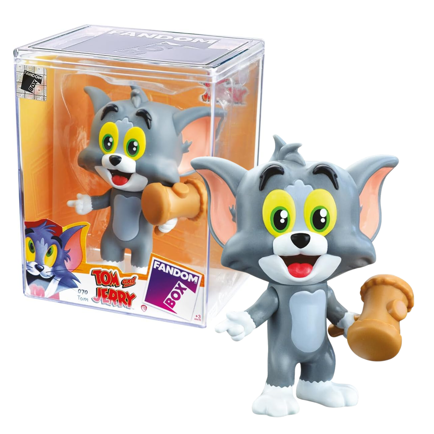 Boneco Tom 070 Tom e Jerry Fandom Box Lider - Fátima Criança