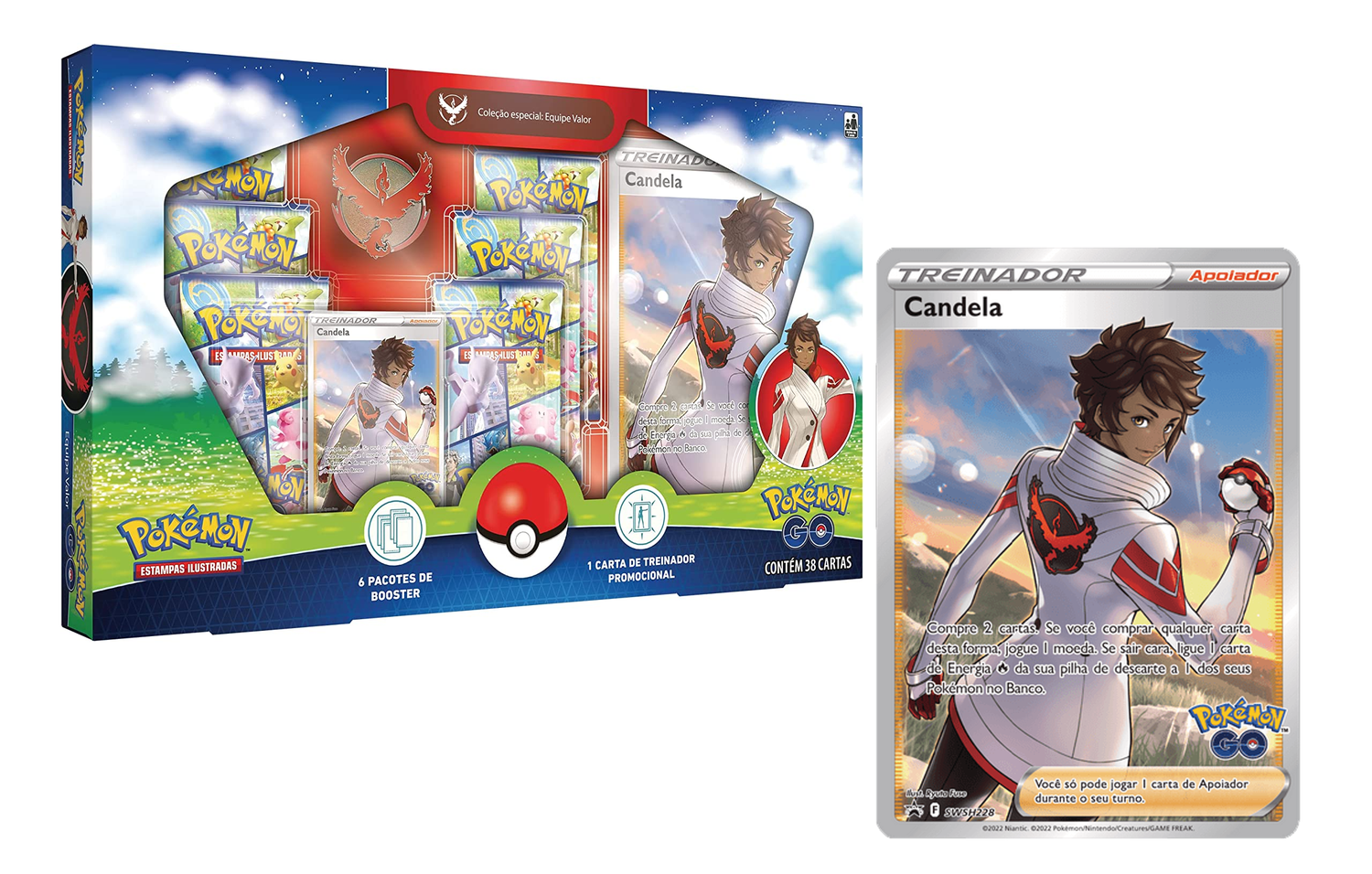 Jogo de Cartas Pokemon GO Box Especial Eevee Radiante Copag - Deck