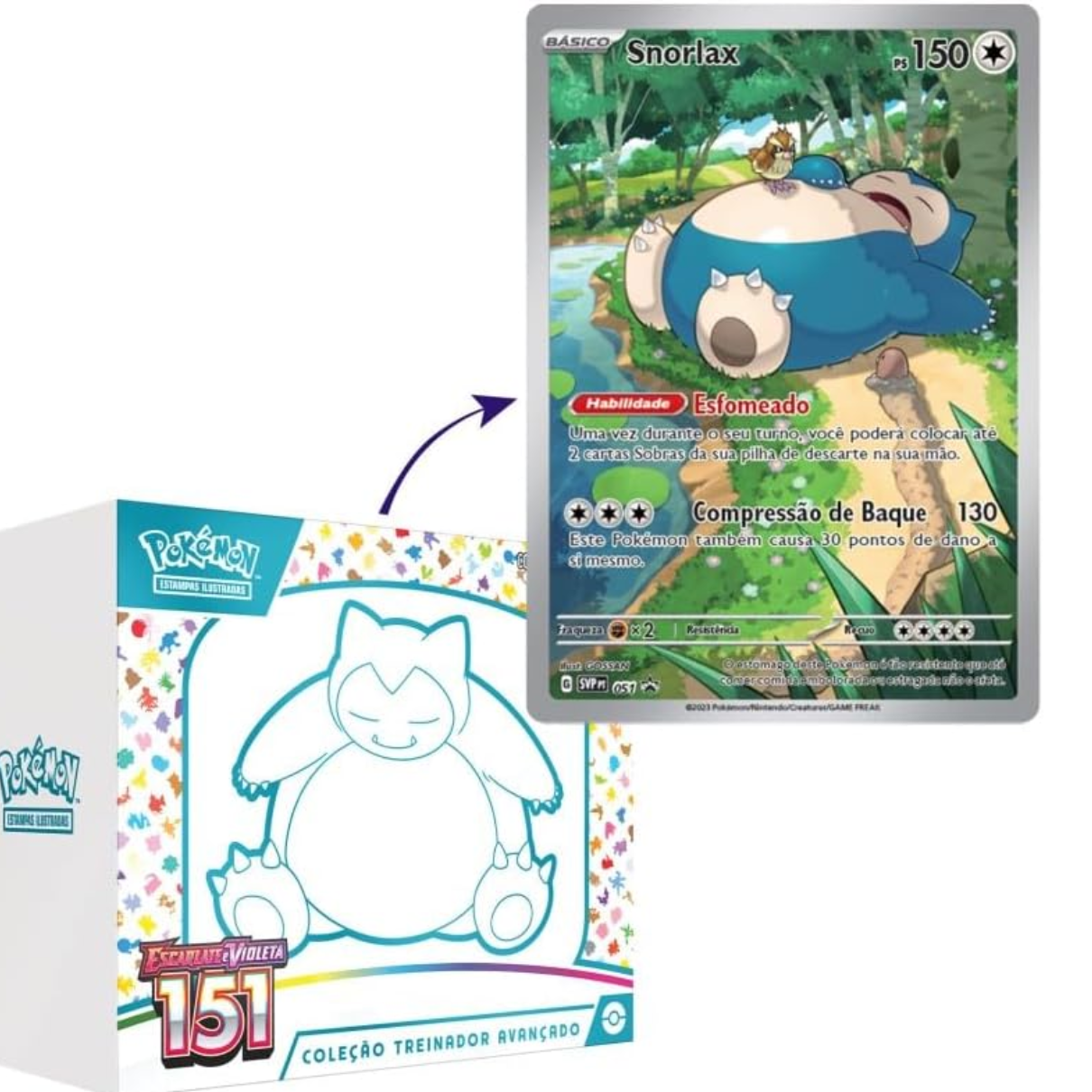 Box 18 Boosters Cards Cartas Pokémon Coleção Especial Escarlate E Violeta  151 Copag Em Português - Pokemon - #