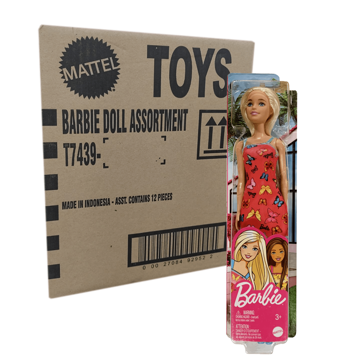 Boneca Barbie Bailarina Loira com Roupa Rosa Original Mattel