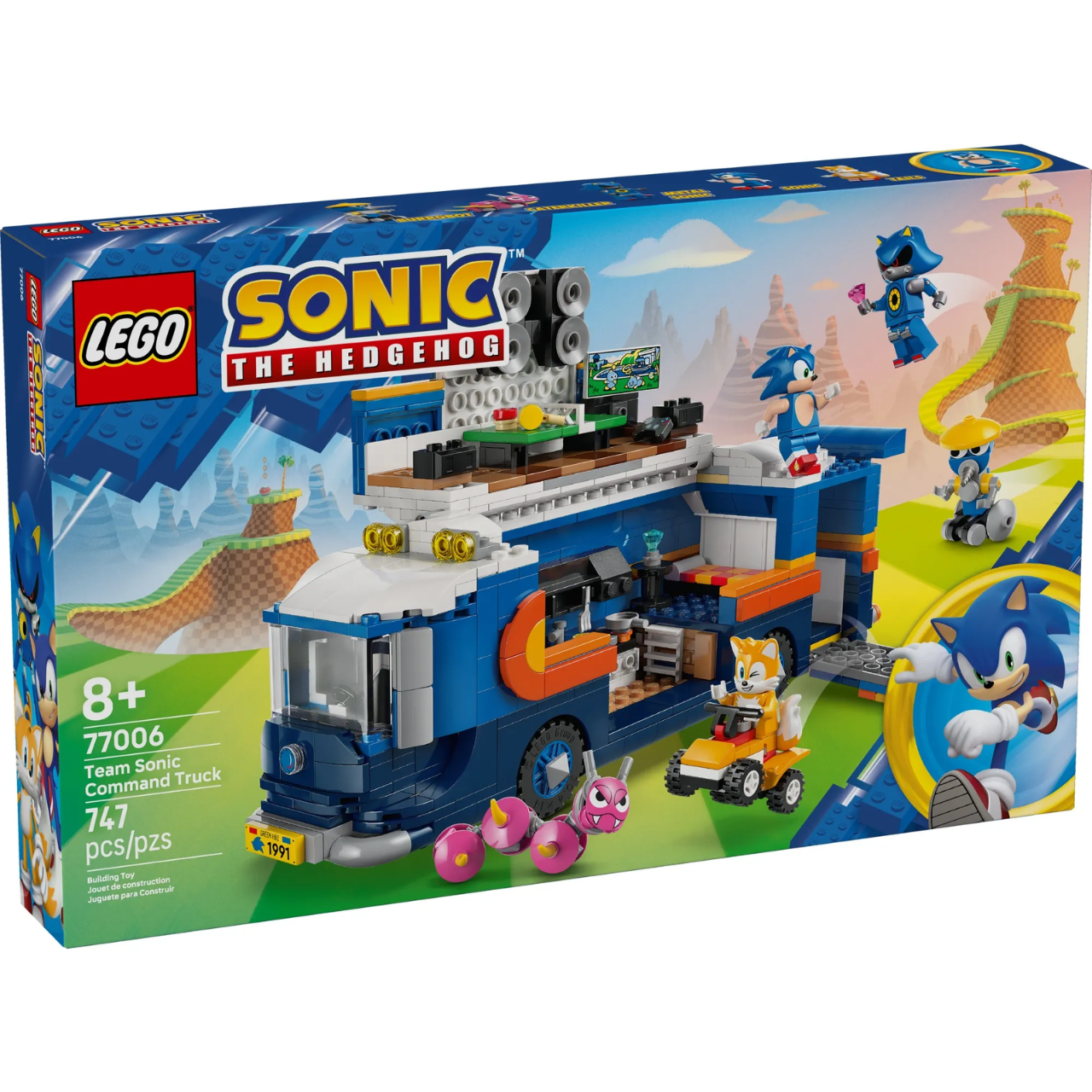 Caminhão de Comando da Equipe Sonic Lego Sonic The Hedgehog Caminhão de Comando da Equipe Sonic Lego Sonic The Hedgehog