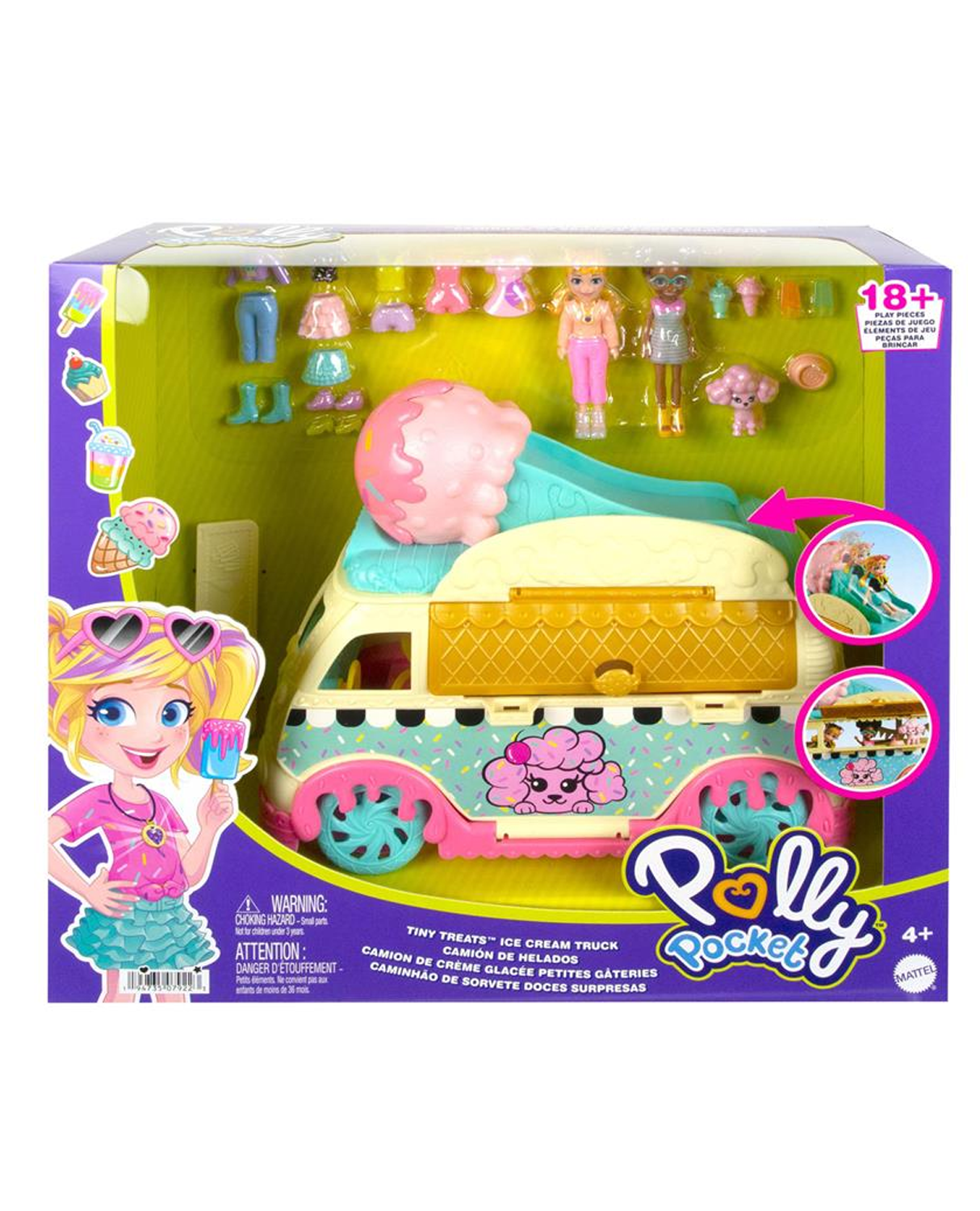 Playset e Mini Boneca - 25 Cm - Polly Pocket - Club House da Polly