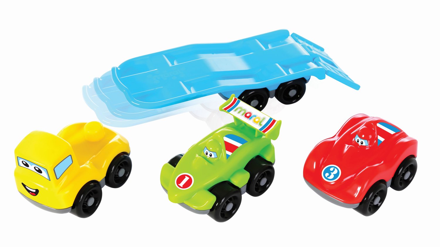 Carrinho Monster Infantil Race Dismat - Vermelho