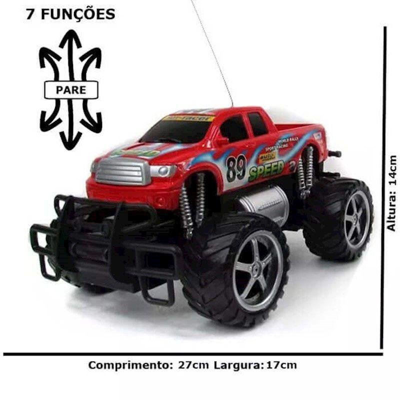 Carro Com Controle Remoto Monster Truck Hot Wheels Candide